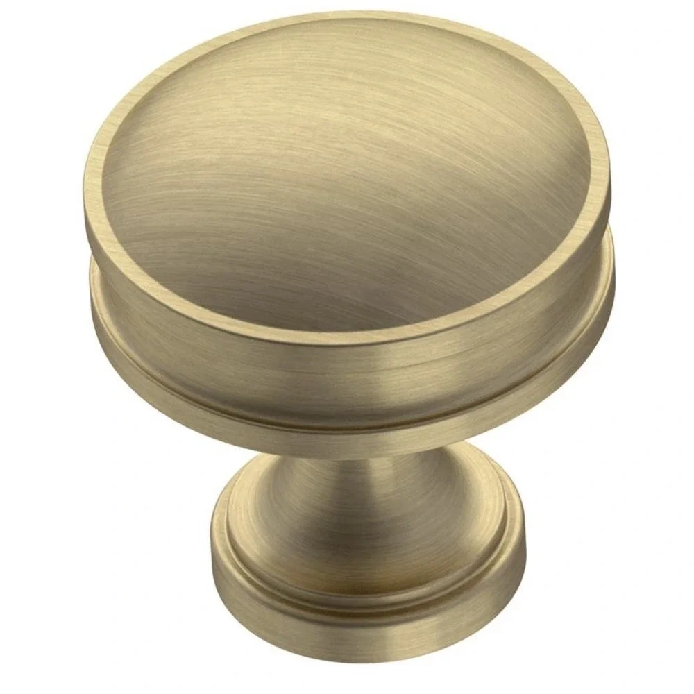 (12-Pack) Charmaine 1-1/8 In. (28 Mm) Champagne Bronze round Cabinet Knob